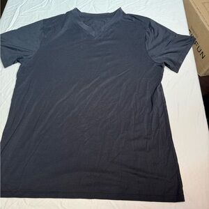 lululemon athletica Black V-Neck Tee
